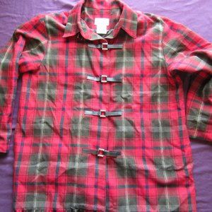Womens Vtg Tabi International Plaid Tartan Jacket